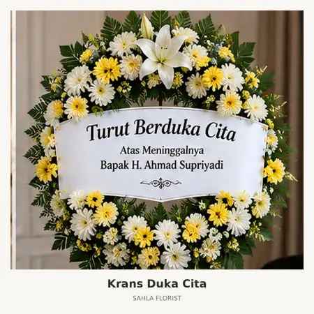 Krans Bunga Duka Kasihan